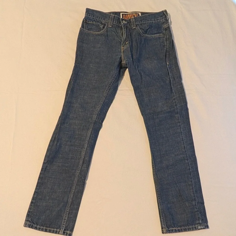 Levis 511 Skinny Jeans Mens 31x30 Dark Wash Blue Denim 100% Cotton